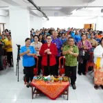 Hadiri Sosialisasi PSBS di Gereja Katedral, Putri Koster Ajak WKRI Pilah Sampah Sejak Awal